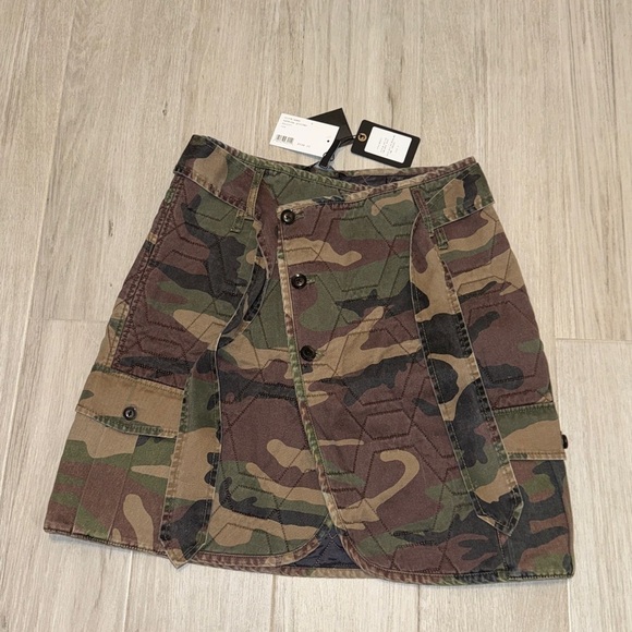 Marissa Webb Katrina quilted camo mini skirt - Picture 5 of 7